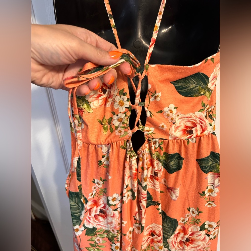 Asos maternity mini dress with floral print - Picture 5 of 7